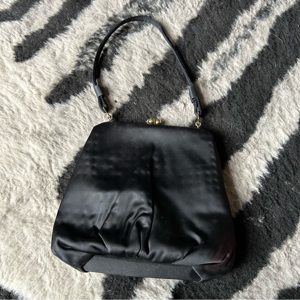 1950s Madison Creation Small Satin Purse